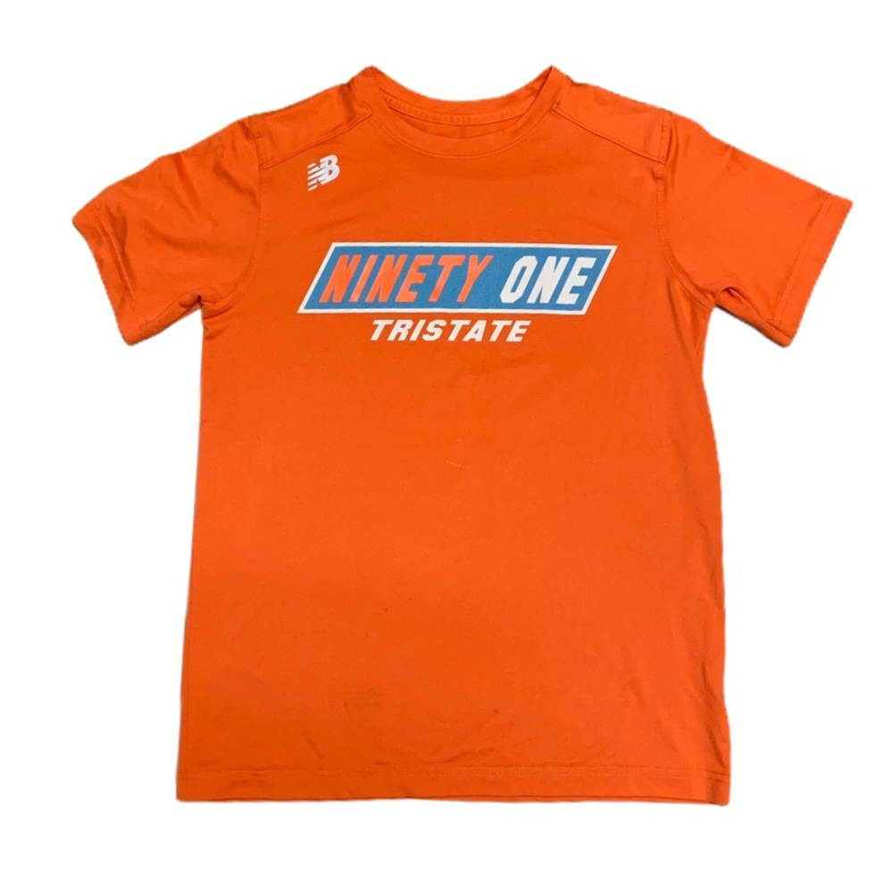 New Balance NB Dry Shirt Juniors Orange Size XL